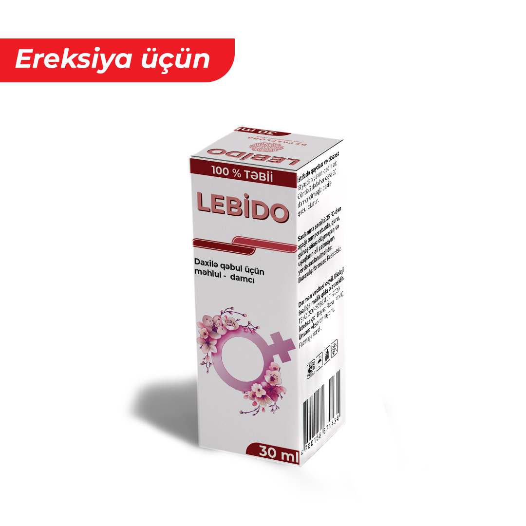 <i style="font-style:normal;">Lebido</i><i style="font-style:normal;color:red;"> (Ereksiya üçün)</i>