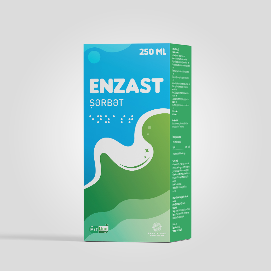 <i style="font-style:normal;">Enzast</i><i style="font-style:normal;color:red;"> (Mədə, bağırsaq)</i>