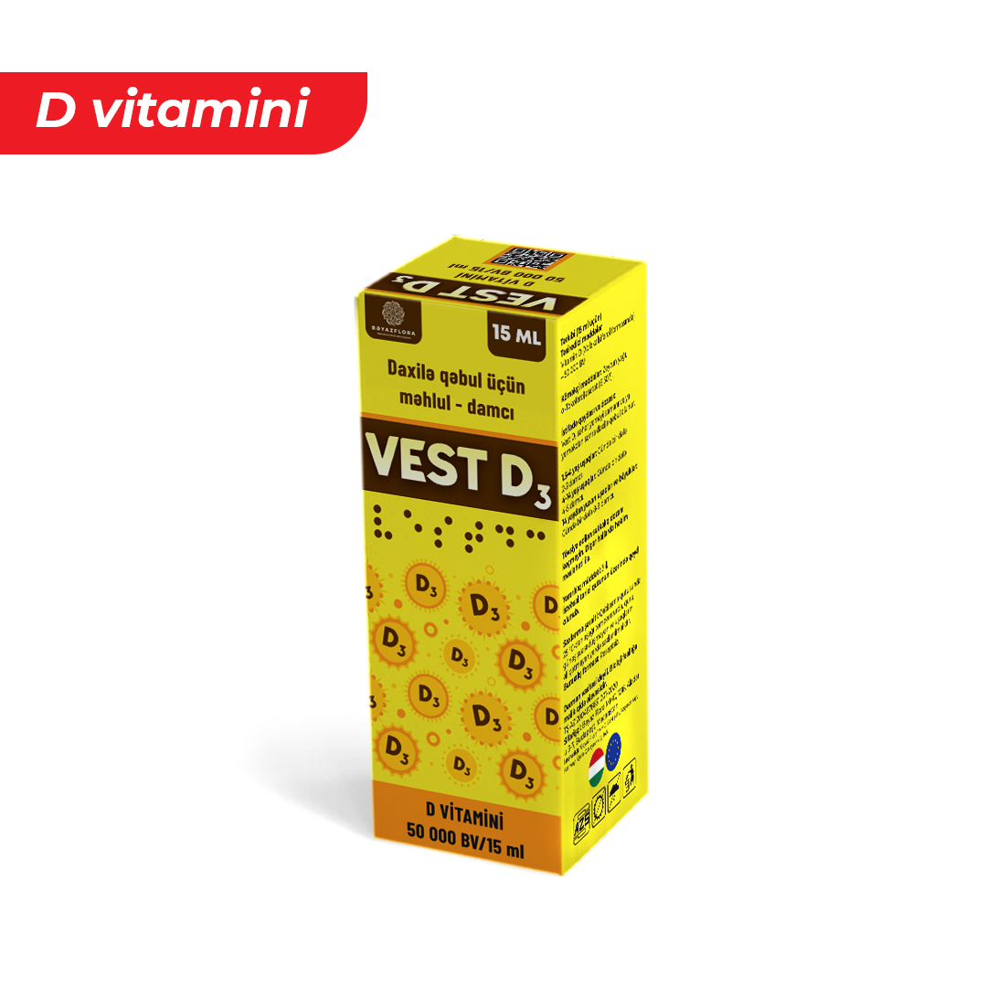 <i style="font-style:normal;">Vest D3</i><i style="font-style:normal;color:red;"> (D vitamini)</i>